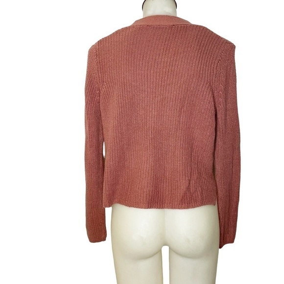 Cropped Boxy Lace Up Front Sweater 🤍 - Picture 2 of 7